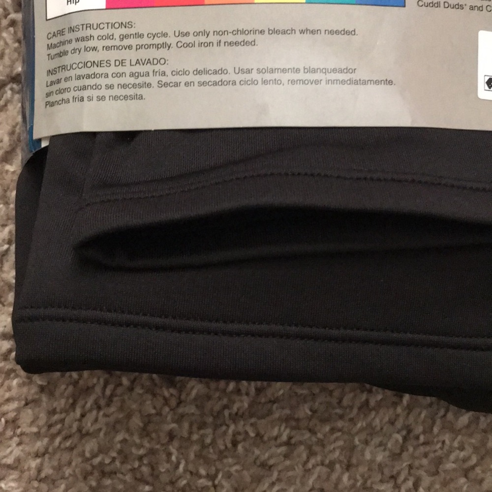 ClimateRight Black Leggings w/Thermal Guard Frigid - Picture 8 of 8
